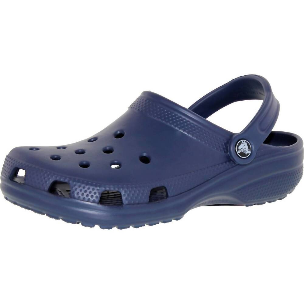 NEW CROCS men's classic casual clogs in navy